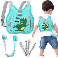 Accmor dinosaur harness foldable pocket close-up for easy carry.