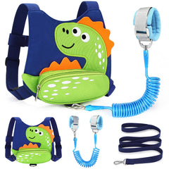 Accmor dinosaur-pattern toddler harness keeps kids secure during outdoor adventures.