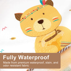 Accmor elastic cuffs and hook-and-loop neck provide easy, snug wear.