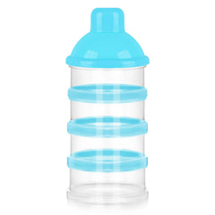 Accmor formula dispenser with four compartments, stacked for on-the-go feeding portions.