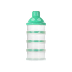 Accmor formula dispenser on-the-go with four compartments for organized travel formula.