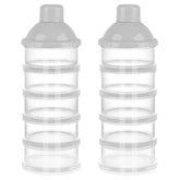Accmor formula dispenser on the go with five compartments for easy travel prep.