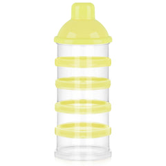 Accmor formula dispenser on-the-go with five compartments for travel-ready portions.