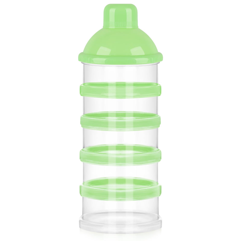 Accmor Formula Dispenser On The Go with stackable five compartments for pre-measured servings on-the-go meals