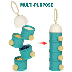 Accmor portable design ideal for travel and outdoor feeding routines.
