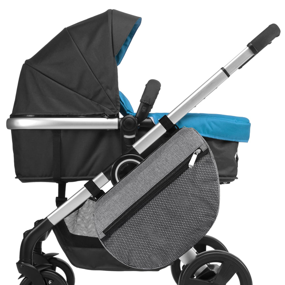Accmor insulated side sling stroller bag main image highlights large storage for diapers and essentials.
