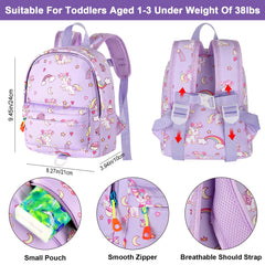 Accmor mini backpack strap adjustment for a comfortable toddler fit.