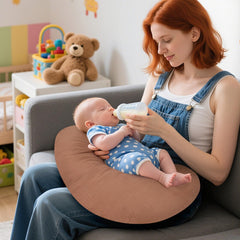 Close-up of Accmor muslin fabric, ultra-soft texture gentle on delicate skin.