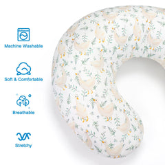 Accmor nursing pillow cover durable stitching highlights long-lasting use for daily feeding.