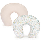 Accmor nursing pillow cover close-up shows soft, skin-friendly fabric for baby-safe comfort.