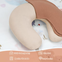 Accmor nursing pillow cover with zipper closure for easy on and off.