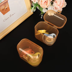 Accmor pacifier case BPA-free label highlights non-toxic storage