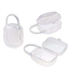 Accmor pacifier case pack front view shows compact travel storage for pacifiers