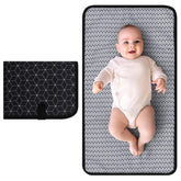 Accmor portable diaper changing pad open shows a roomy changing area for comfortable diaper changes.