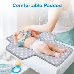 Accmor portable changing pad waterproof surface keeps diaper changes clean and quick to wipe