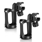 Accmor stroller cup holder clip-360-degree rotates for easy reach.