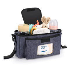 Accmor front wipes pocket enables quick access to wipes or tissues.