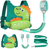 Accmor dinosaur harness front view keeps your toddler safely close on outdoor adventures