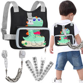 Accmor toddler harness with foldable backpack leash keeps children close and comfortable on crowded days.