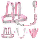 Accmor toddler harness leash with comfortable shoulder straps for safe outdoor walks
