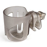 Accmor universal cup holder clip secures on stroller rods for stable bottles.
