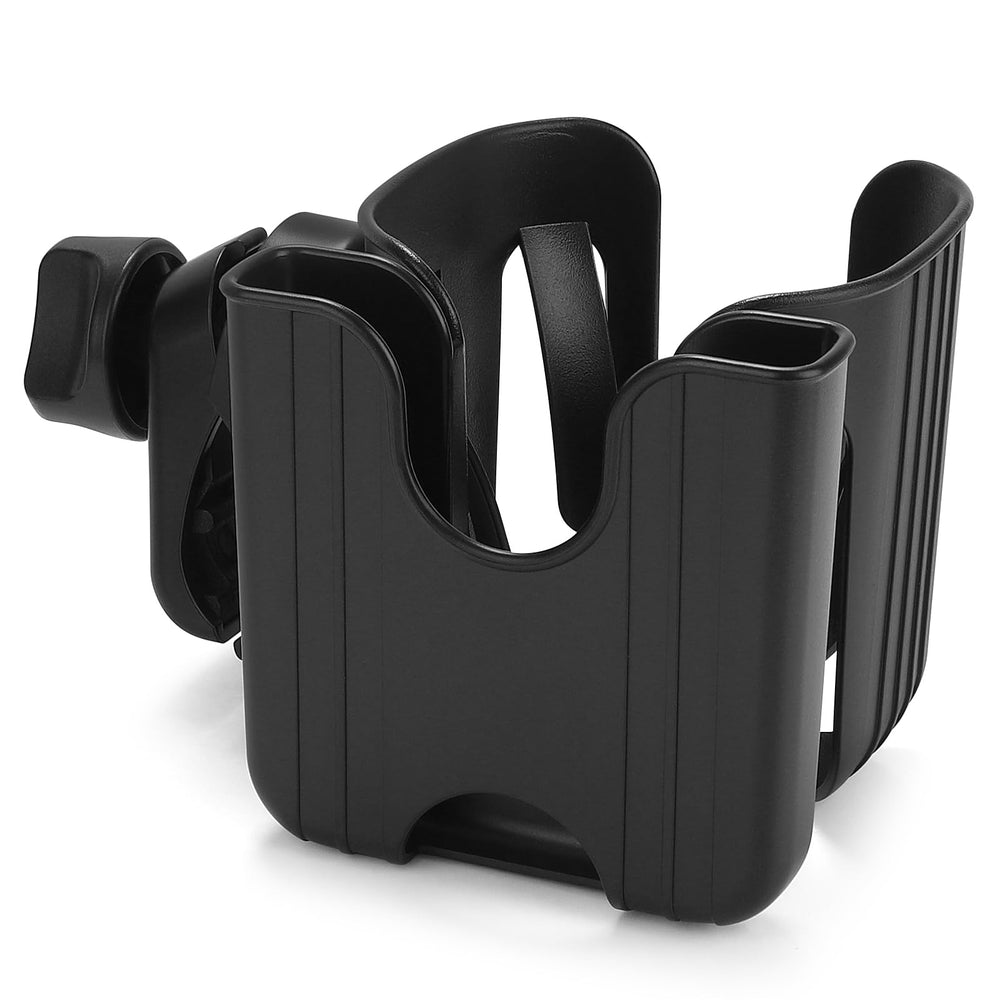 Accmor universal cup holder on stroller clip keeps bottle secure during walks