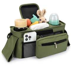 Accmor detachable phone bag on stroller organizer for quick access