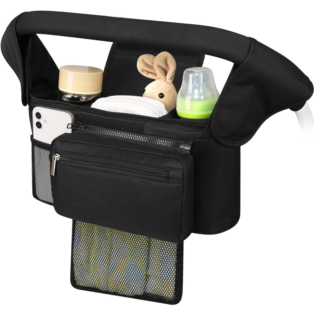 Accmor universal stroller organizer insulated cup holder both sides keeps bottles cool or warm during outings.