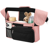 Accmor Universal Stroller Organizer with insulated cup holders keeps bottles cool or warm.