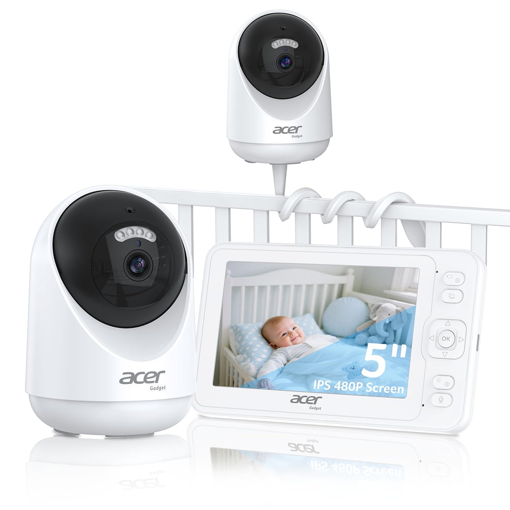 Acer Smart Baby Monitor 1080P camera view for clear nursery monitoring