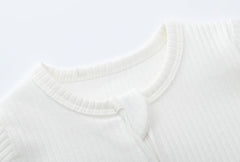 ACESTAR baby footed pajamas show foot coverage and cozy fit.