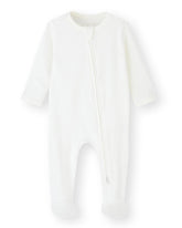ACESTAR unisex baby footies pajamas with zippered closure for quick changes.