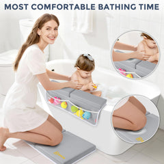 ACGROW elbow rest pad in use providing stable arm support during bath time