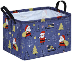 ACMUUNI Christmas gift basket storage bin—festive décor and organized storage.