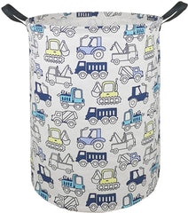 ACMUUNI round laundry hamper with 19.7 inch height for easy laundry transport and organization
