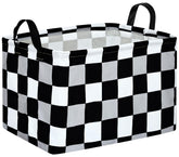 ACMUUNI Rectangle Gift Shelf basket closeup shows durable canvas surface ideal for toy storage.