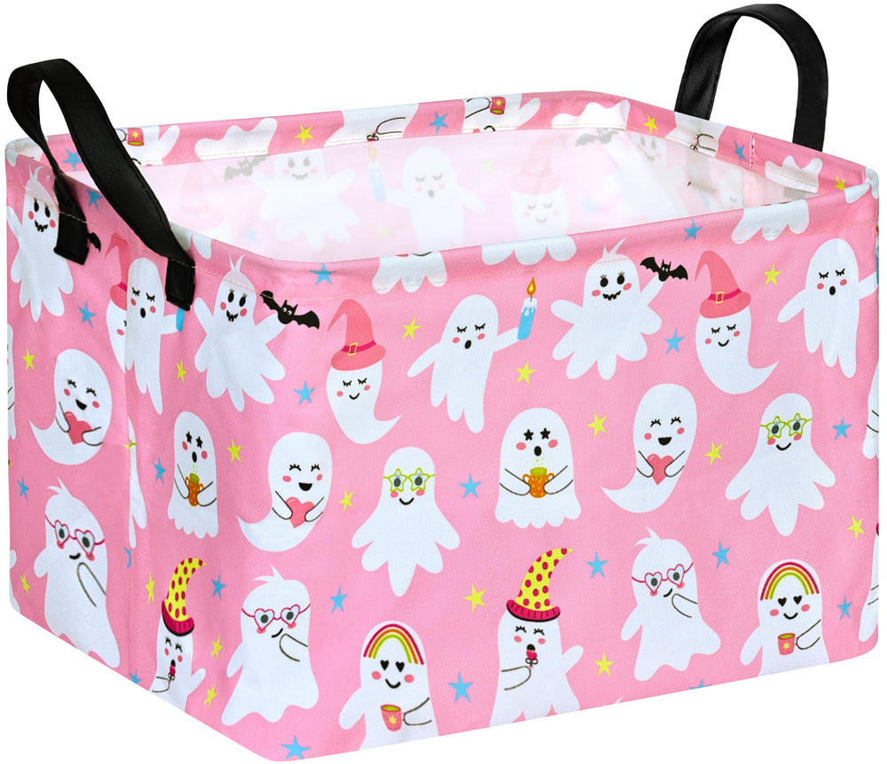 ACMUUNI rectangle gift shelf basket with handles for easy transport.