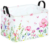 ACMUUNI rectangle storage basket pattern closeup shows playful design for kids rooms and organization