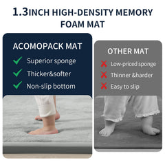 ACOMOPACK baby play mat in light grey complements modern living spaces