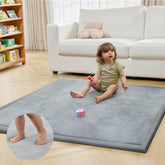ACOMOPACK baby play mat memory foam for comfortable tummy time and floor protection.