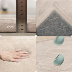 ACOMOPACK Baby Play Mat non-slip bottom prevents sliding during tummy time and crawling