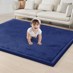 ACOMOPACK baby play mat with thick memory foam for tummy time