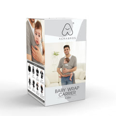 ACRABROS carrier with newborn illustrating snug-fit support