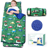 ACRABROS nap mat setup demonstrates extra-large comfort for daycare naps.
