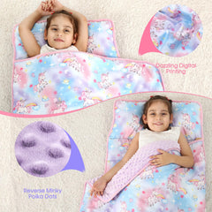 ACRABROS toddler nap mat blanket-soft close-up emphasizes warmth and snuggly comfort for naptime.