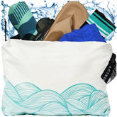 Acteon Wet Dry Travel Bag front view shows compact, pocket-friendly design for travel.