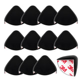 Acuity Modern baby-proofing corner protector 12-pack in black cushions sharp edges for safer play.