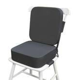 Acxseo toddler booster seat with backrest promotes upright posture during meals