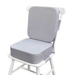 Acxseo toddler booster seat on chair showing backrest supports upright meals.