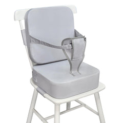 Acxseo Toddler Booster Seat gray fabric texture for comfortable meals